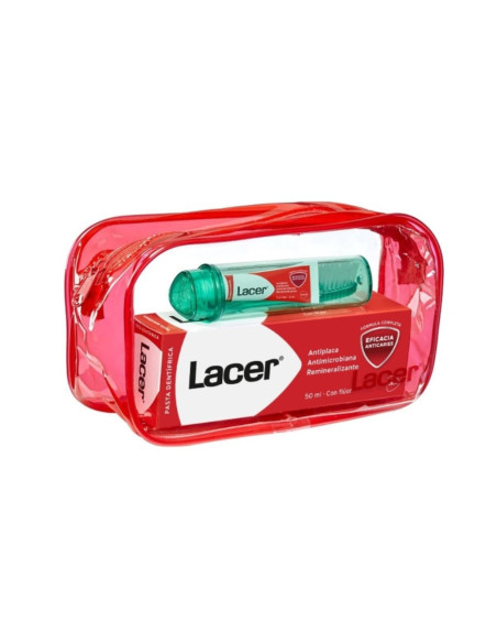 Pack Lacer Viaje Pasta Dentífrica + Cepillo Viaje