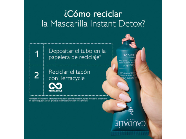 Caudalie Mascarilla Instantánea Detox 35 ml
