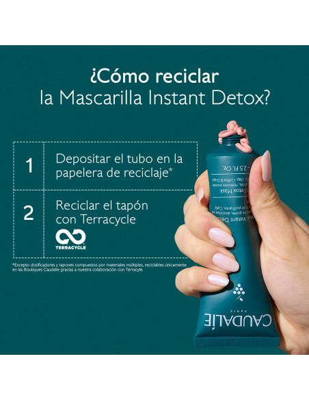 Caudalie Mascarilla Instantánea Detox 35 ml
