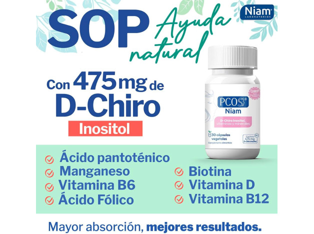 Pcos Niam 30 Cápsulas
