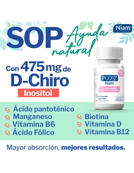 Pcos Niam 30 Cápsulas