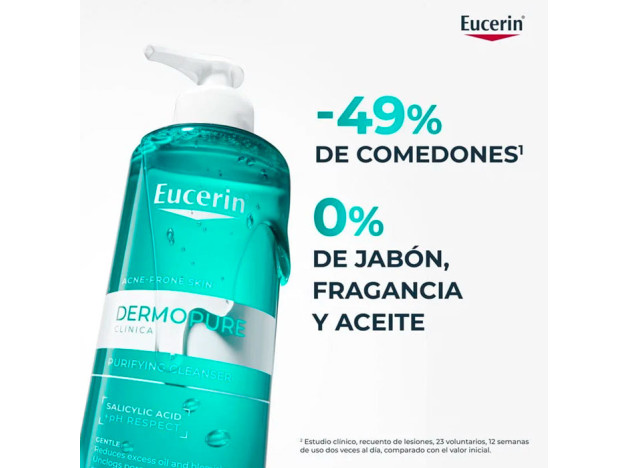 Eucerin Dermopure Oil Control Gel Limpiador 400 ml