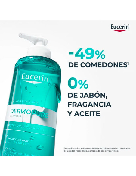 Eucerin Dermopure Oil Control Gel Limpiador 400 ml