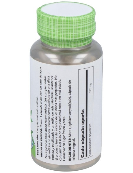 Solaray Maca 525Mg 100Cáps