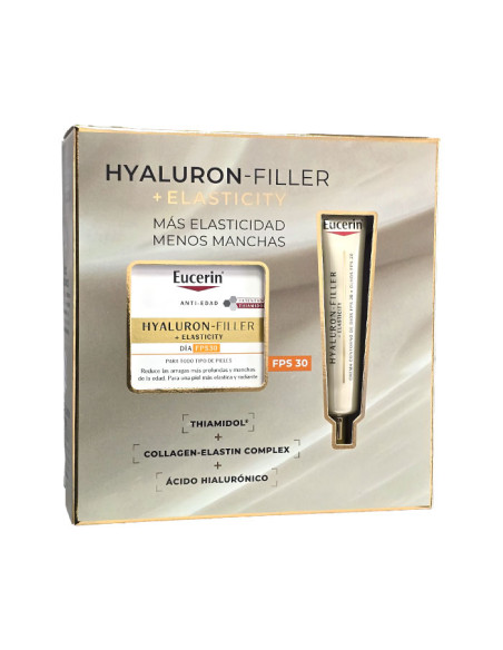 Eucerin Pack Hyaluron Filler Elasticity Día SPF30 50ml + Contorno de Ojos SPF20 15ml