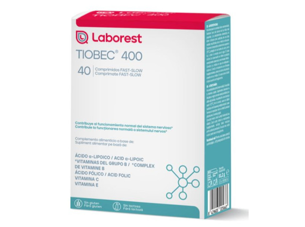 Tiobec 400 40 Comprimidos Fast Slow