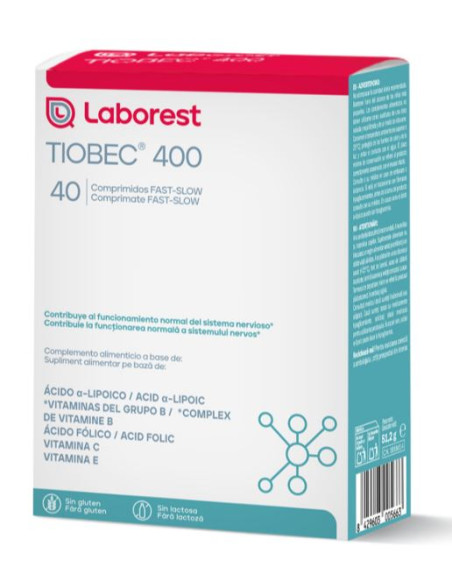 Tiobec 400 40 Comprimidos Fast Slow