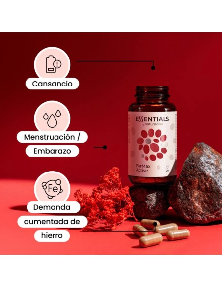 Naturadika Essentials Fermax Active 2×30 cápsulas ¡Duplo!