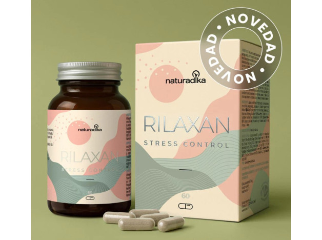 Naturadika Rilaxan Stress 2x60 Cápsulas ¡Duplo!