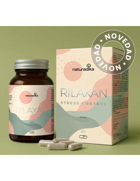 Naturadika Rilaxan Stress 2x60 Cápsulas ¡Duplo!