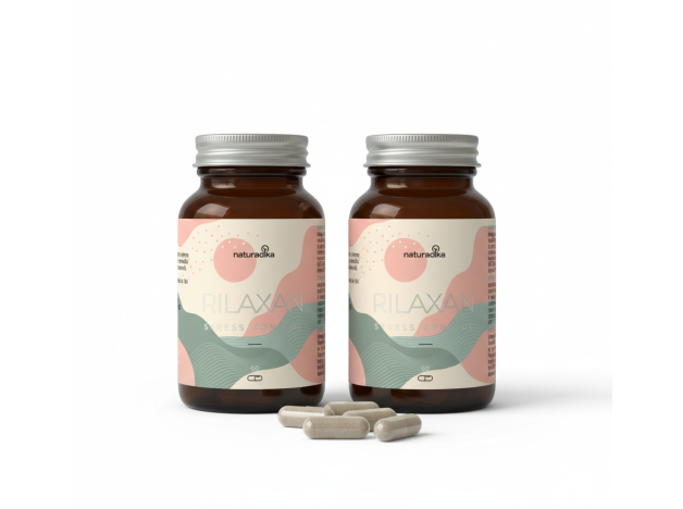 Naturadika Rilaxan Stress 2x60 Cápsulas ¡Duplo!