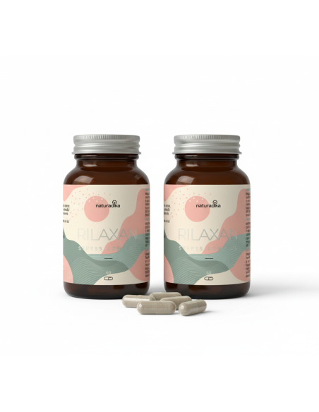 Naturadika Rilaxan Stress 2x60 Cápsulas ¡Duplo!