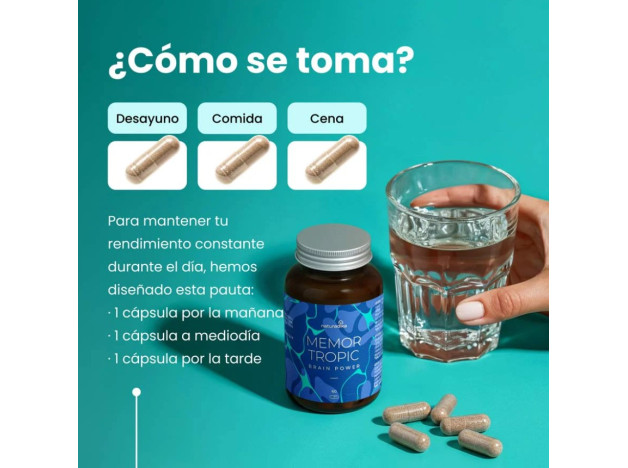 Naturadika Memor Tropic 2x60 Cápsulas ¡Duplo!