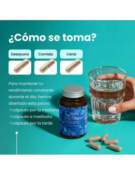 Naturadika Memor Tropic 2x60 Cápsulas ¡Duplo!