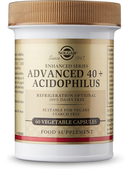 Solgar Advance 40+ Acidophilus 120 Cápsulas