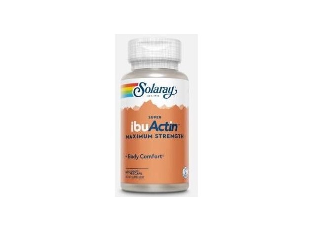 Solaray Super Ibuactin Antiinflamatorio 60 Cáps