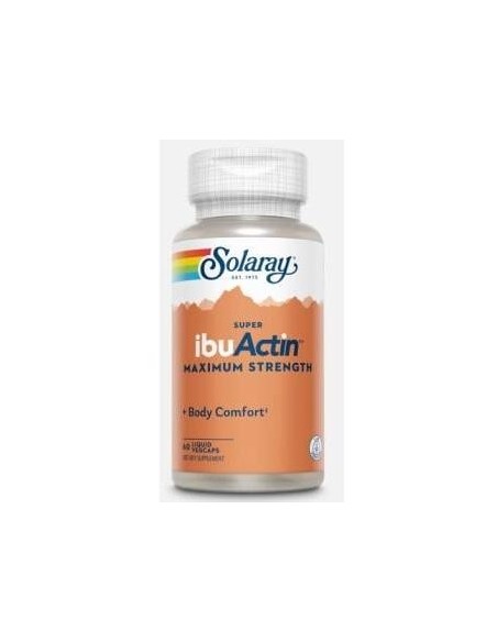 Solaray Super Ibuactin Antiinflamatorio 60 Cáps