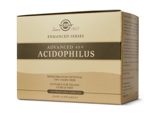 Solgar Advance 40+ Acidophilus 120 Cápsulas