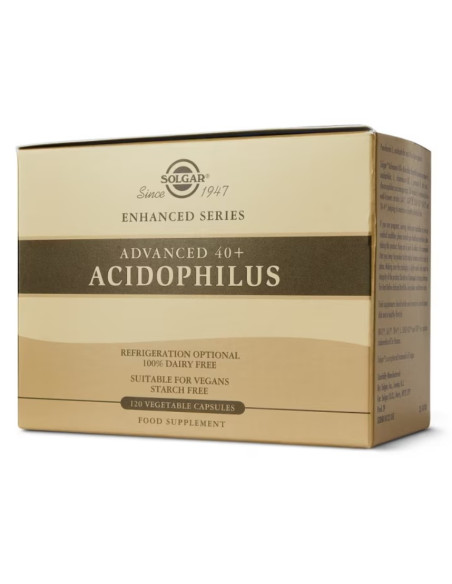 Solgar Advance 40+ Acidophilus 120 Cápsulas