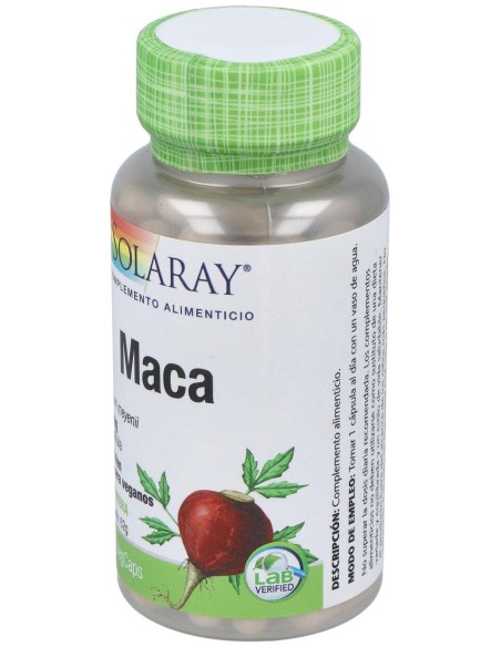 Solaray Maca 525Mg 100Cáps