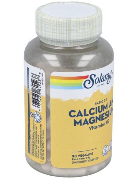 Solaray Calcium And Magnesium 90Cáps