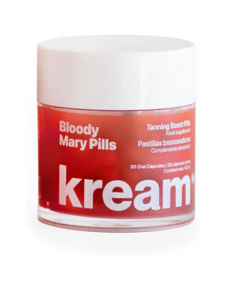 Kream Bloody Mary Pills Bronceadoras 30 Cápsulas