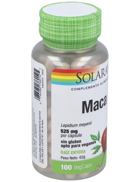 Solaray Maca 525Mg 100Cáps