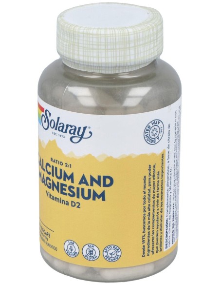 Solaray Calcium And Magnesium 90Cáps