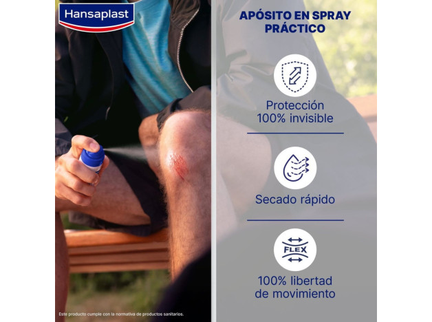 Hansaplast Spray Apósito Esteril 40 Aplicaciones