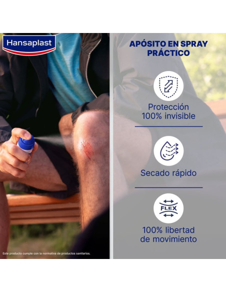 Hansaplast Spray Apósito Esteril 40 Aplicaciones