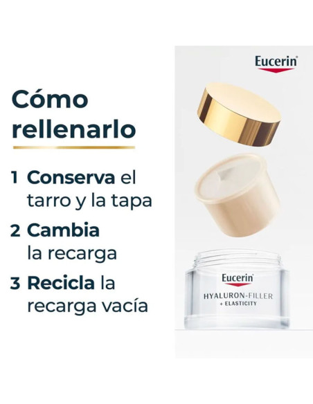 Eucerin Hyaluron-filler + Elasticity Día Fps30 50 ml + Recarga