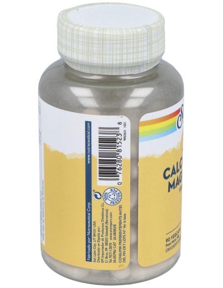 Solaray Calcium And Magnesium 90Cáps