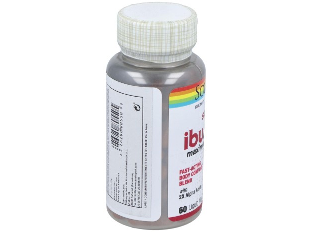 Solaray Super Ibuactin Antiinflamatorio 60 Cáps