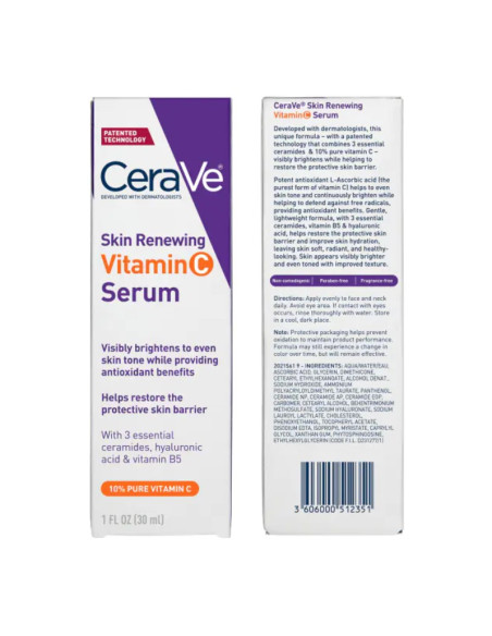 Cerave Skin Renewing Serum Con Vit C 30 ml