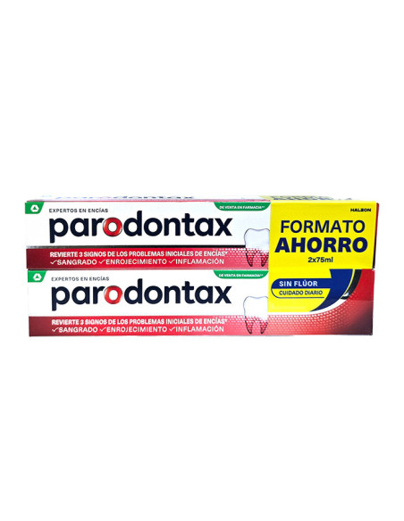 Parodontax Pasta Sin Fluor Duplo 2X75 ml