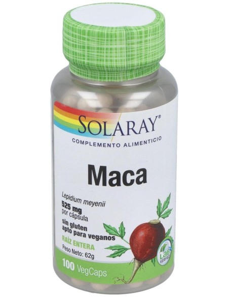 Solaray Maca 525Mg 100Cáps