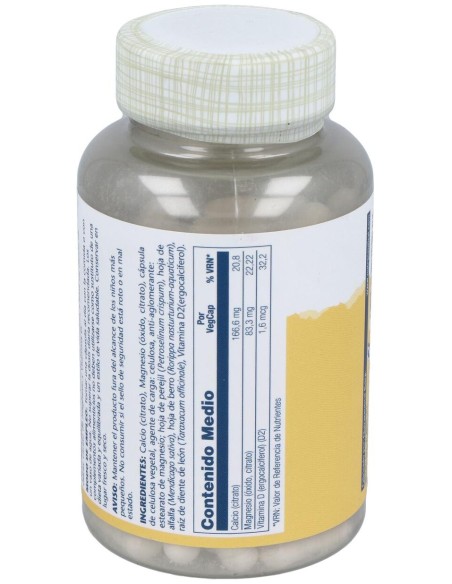 Solaray Calcium And Magnesium 90Cáps