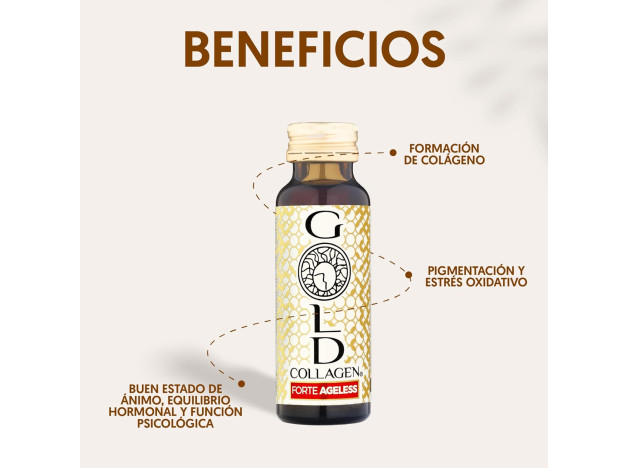 Gold Collagen Forte Ageless 10 Frascos 50 ml