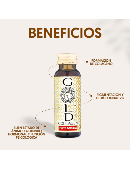 Gold Collagen Forte Ageless 10 Frascos 50 ml