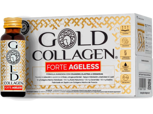 Gold Collagen Forte Ageless 10 Frascos 50 ml