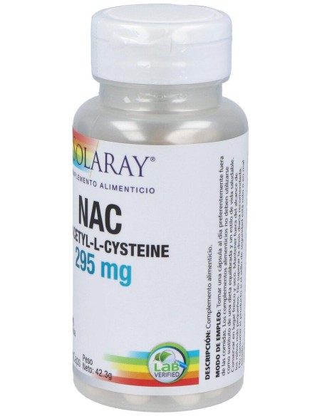 Solaray Nac 295Mg 60Caps