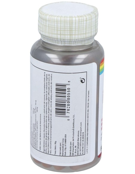 Solaray Super Ibuactin Antiinflamatorio 60 Cáps