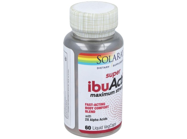 Solaray Super Ibuactin Antiinflamatorio 60 Cáps