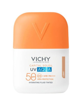 Vichy Solar Cara UV Aqua Fluido Hidratante 50 Mlspf50 + 50 ml Color Tono Medio