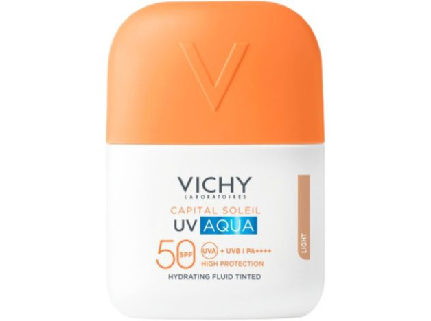 Vichy Solar Cara UV Aqua Fluido Hidratante 50 Mlspf50 + 50 ml Color Tono Medio
