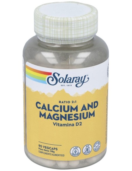 Solaray Calcium And Magnesium 90Cáps