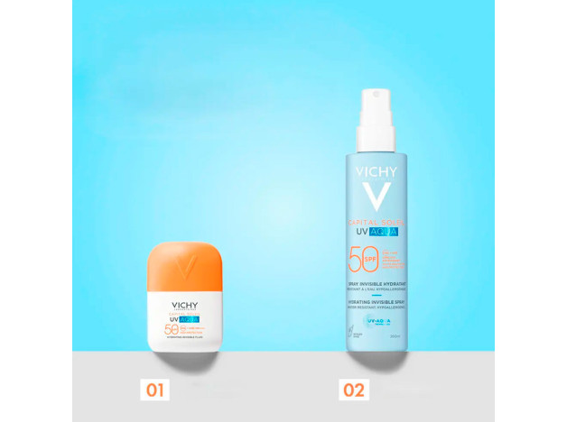 Vichy Solar Cuerpo UV Aqua Spray Spf50+200 ml