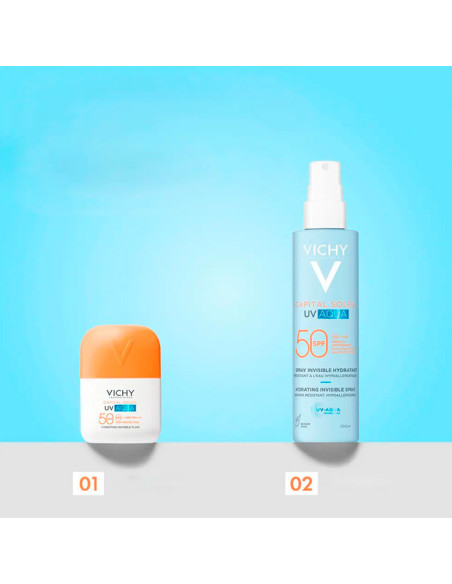 Vichy Solar Cuerpo UV Aqua Spray Spf50+200 ml
