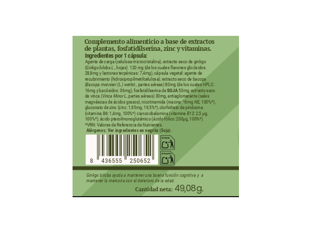 Plannatur Eu Cerebrum 60 Perlas