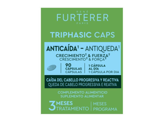 René Furterer Triphasic Caps Anticaída 90 Cápsulas